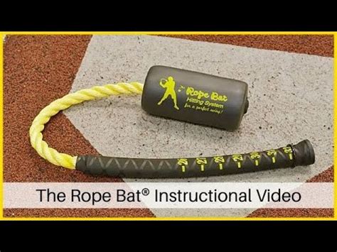 The Rope Bat is an innovative baseball and softball swing trainer and hitting aid that helps players independently perfect their swing. . Diy rope bat